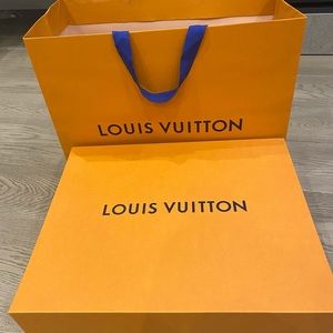 Louis Vuitton large boxes and bag